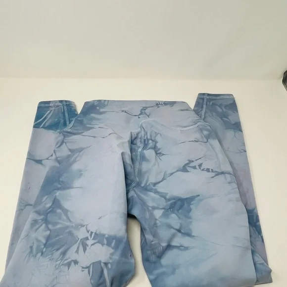 NWT ALO Yoga High Waist Tie Dyed Leggings Blue/Lilac Size XXS (fits like XS) - Picture 6 of 10